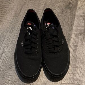 Classic Vans Black Canvas Sneakers (never used)